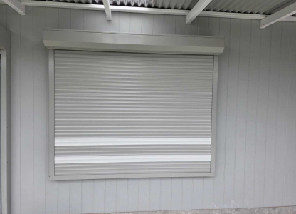 Apartment Building Shutters